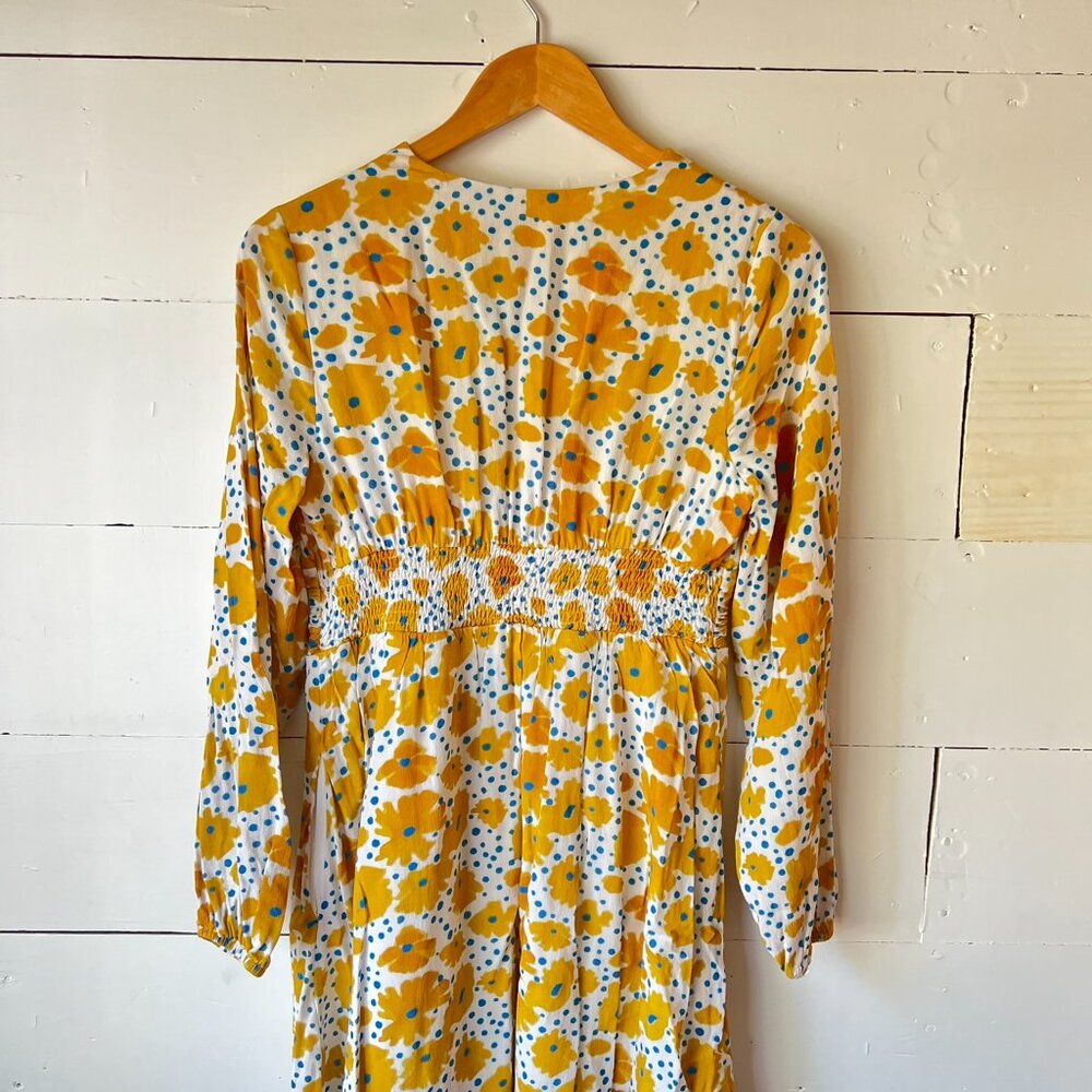 Vera for Anthropologie Buttercup Mini Dress size Medium - Picture 3 of 6